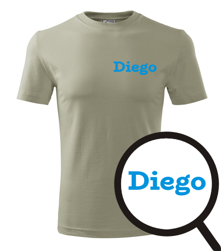 Khaki tričko Diego