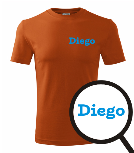 Oranžové tričko Diego