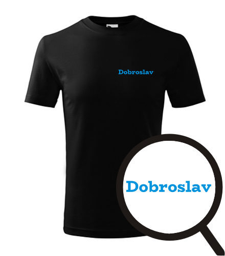 Černé dětské tričko Dobroslav