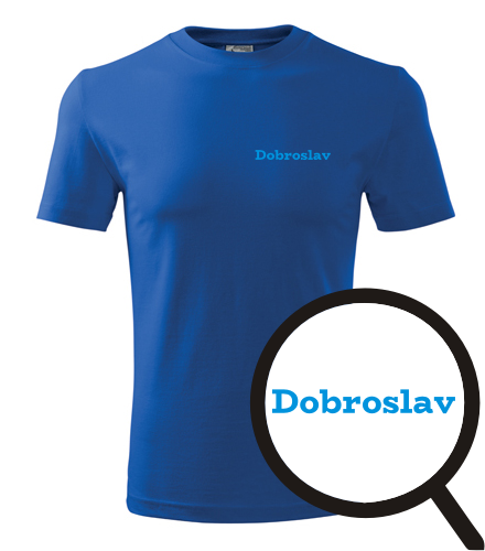 Modré tričko Dobroslav