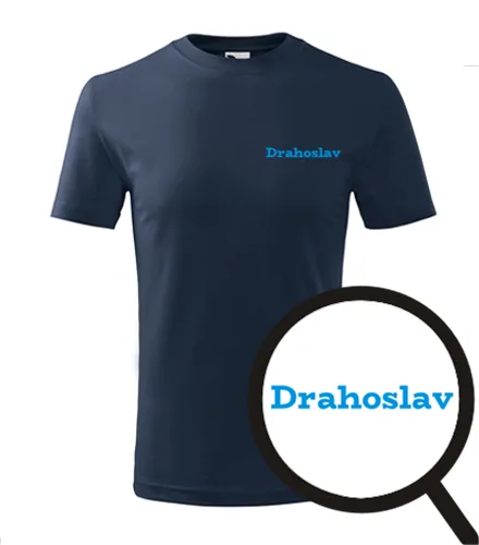 Tmavě modré dětské tričko Drahoslav
