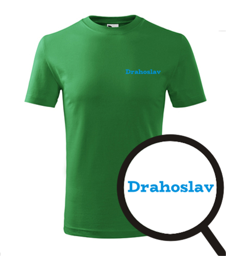 Zelené dětské tričko Drahoslav