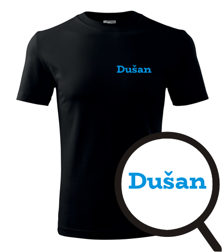 Černé tričko Dušan