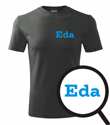 Grafitové tričko Eda