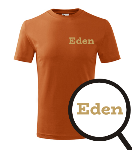 Oranžové dětské tričko Eden