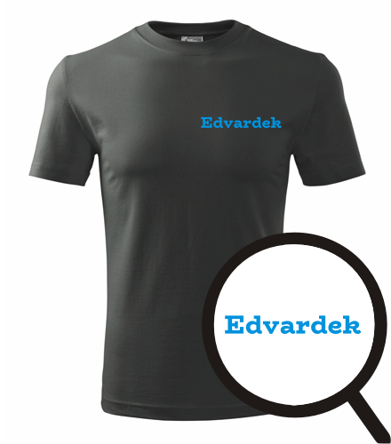 Grafitové tričko Edvardek