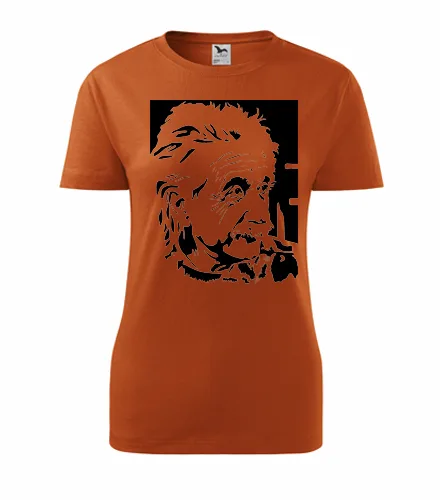 Oranžové dámské tričko Einstein