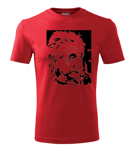 Červené tričko Einstein