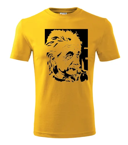 Žluté tričko Einstein