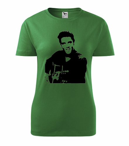 Zelené dámské tričko Elvis Presley