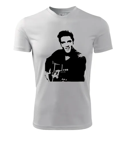Bílé tričko Elvis Presley