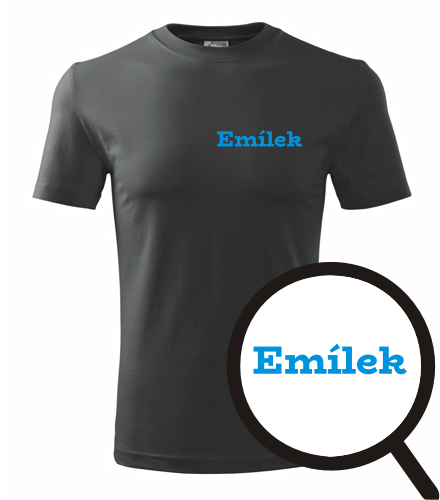 Grafitové tričko Emílek