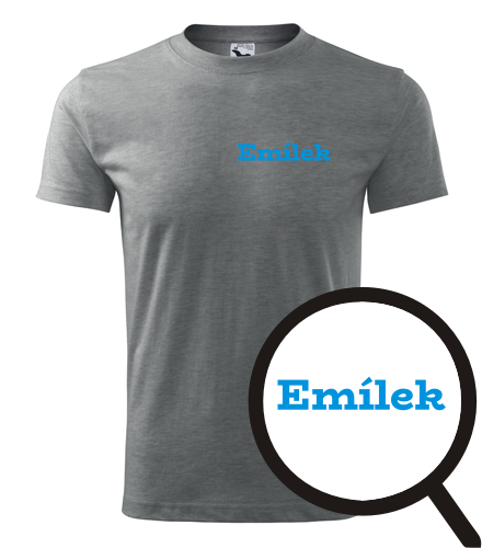 Šedé tričko Emílek