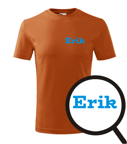 Oranžové dětské tričko Erik