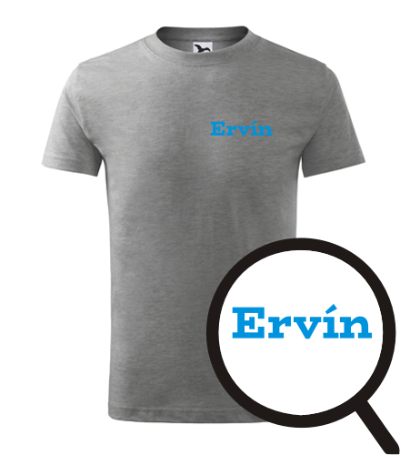 Dětské tričko Ervín - Trička se jménem na hrudi dětská - chlapecká