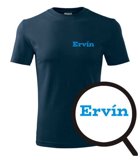 Tmavě modré tričko Ervín