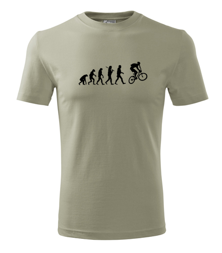 trička s potiskem Tričko Evoluce cyklista - novinka