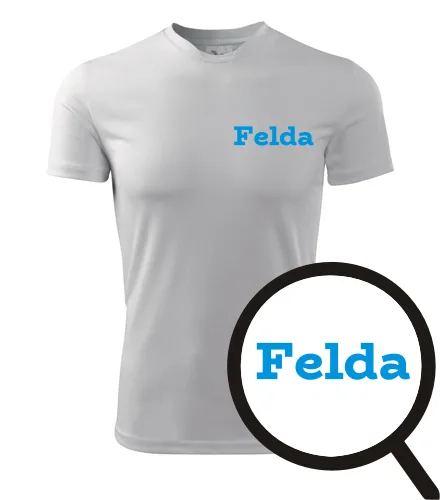 Bílé tričko Felda