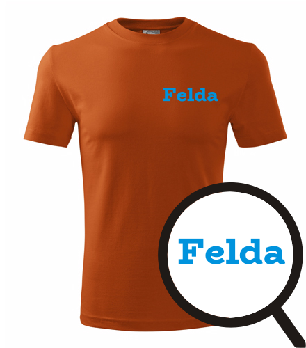 Oranžové tričko Felda