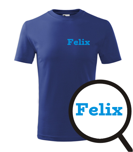 Dětské tričko Felix - Trička se jménem na hrudi dětská - chlapecká