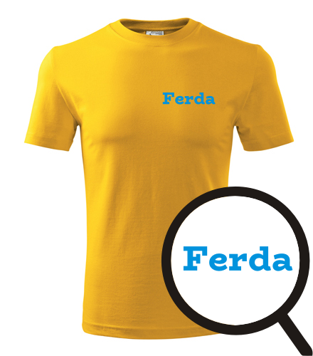 Žluté tričko Ferda