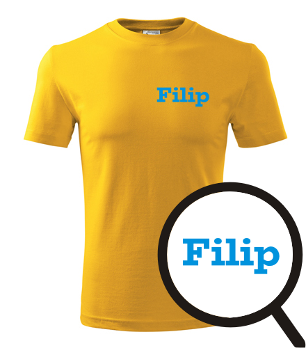 Žluté tričko Filip