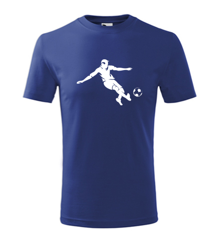 Modré dětské tričko s fotbalistou 2