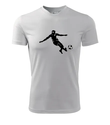 Bílé tričko s fotbalistou 2