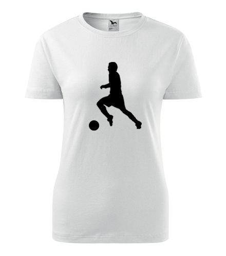 trička s potiskem Dámské tričko s fotbalistou 3