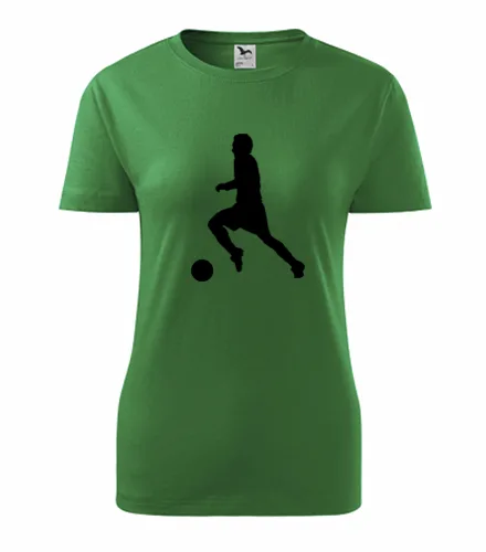 Zelené dámské tričko s fotbalistou 3