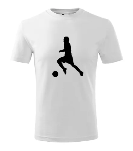 Bílé dětské tričko s fotbalistou 3