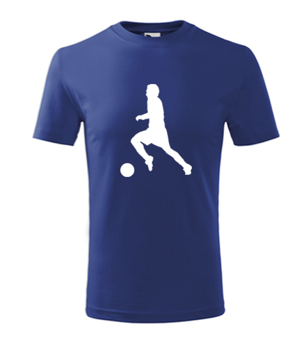 Modré dětské tričko s fotbalistou 3