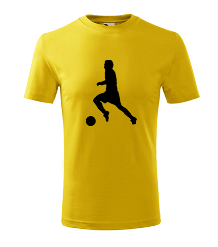 Žluté dětské tričko s fotbalistou 3
