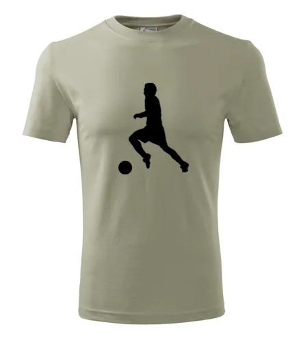 Khaki tričko s fotbalistou 3