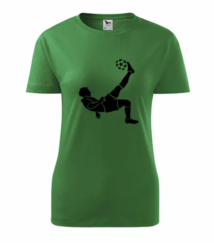 Zelené dámské tričko s fotbalistou 5