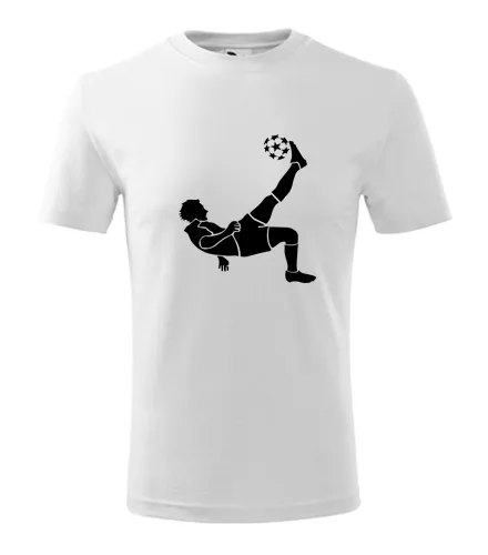 Bílé dětské tričko s fotbalistou 5