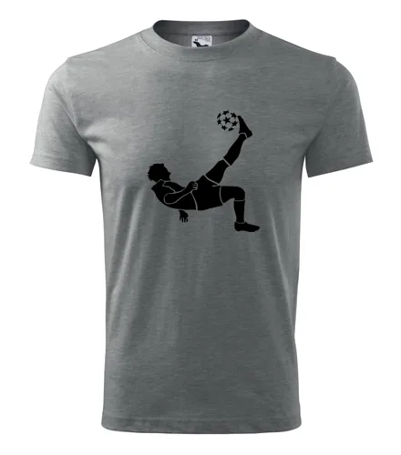 Šedé tričko s fotbalistou 5