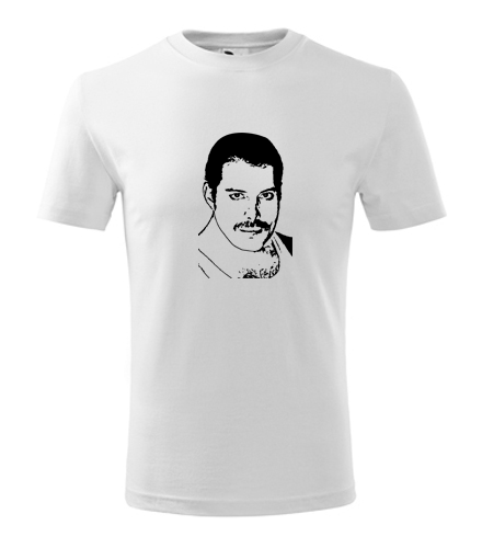 Bílé dětské tričko Freddie Mercury