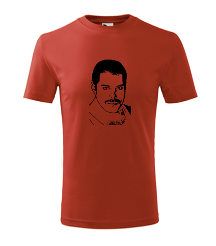 Červené dětské tričko Freddie Mercury