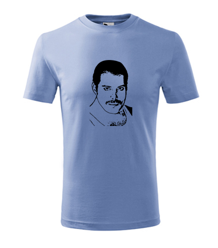 Nebesky modré dětské tričko Freddie Mercury