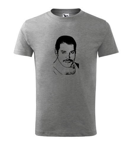 Šedé dětské tričko Freddie Mercury