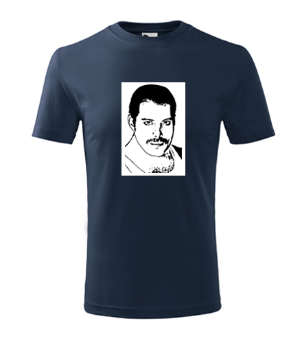 Tmavě modré dětské tričko Freddie Mercury