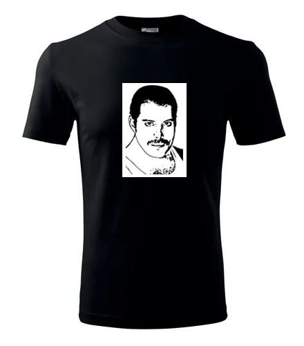 Černé tričko Freddie Mercury