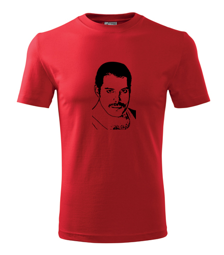 Červené tričko Freddie Mercury