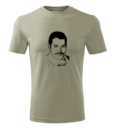 Khaki tričko Freddie Mercury
