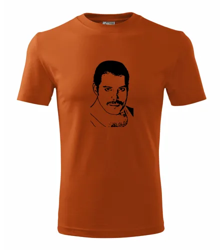 Oranžové tričko Freddie Mercury