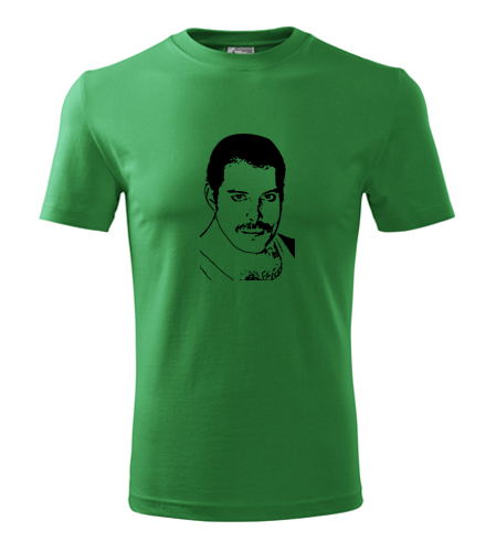 Zelené tričko Freddie Mercury