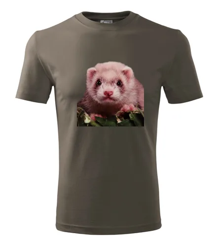 Army tričko s fretkou