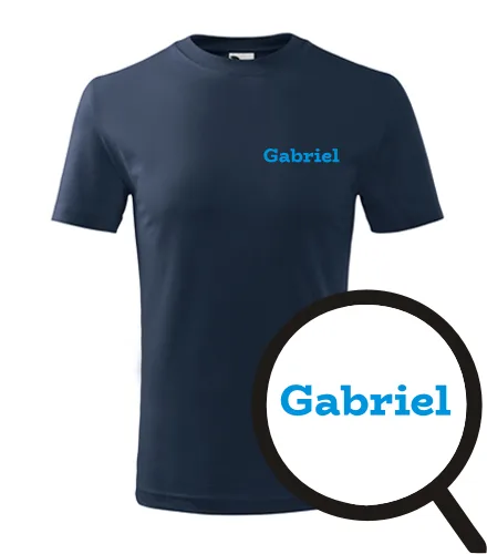 Tmavě modré dětské tričko Gabriel