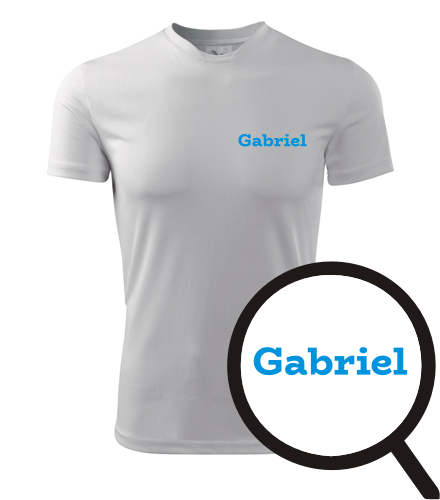 Bílé tričko Gabriel